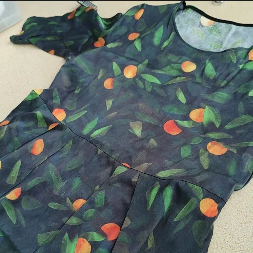 Mulberry silk dress